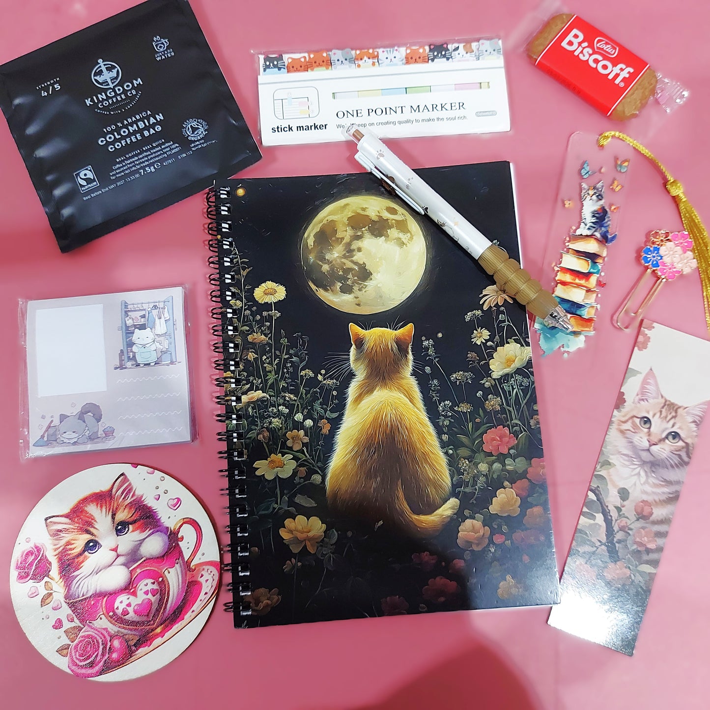 Cat Stationery Gift Set