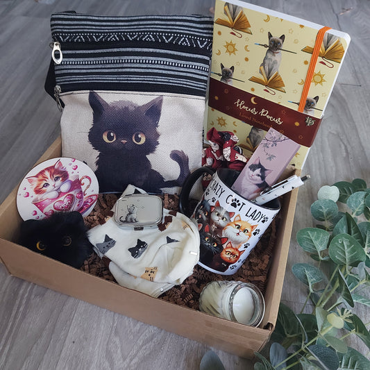 Cat Lover’s Ultimate Gift Box – Cute Cat Gifts for all occasions, Cat Mum Birthday, Christmas, Cat-Themed Accessories